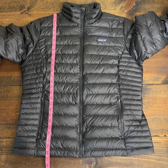 Patagonia Women's Down Sweater Jacket Black Puffer Size XL STY84683 800 Fill - Picture 9 of 9